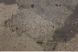 Photo Textures of Asphalt Damaged